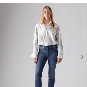 724 Levi's High Rise Slim Straight Jeans Classic Fit